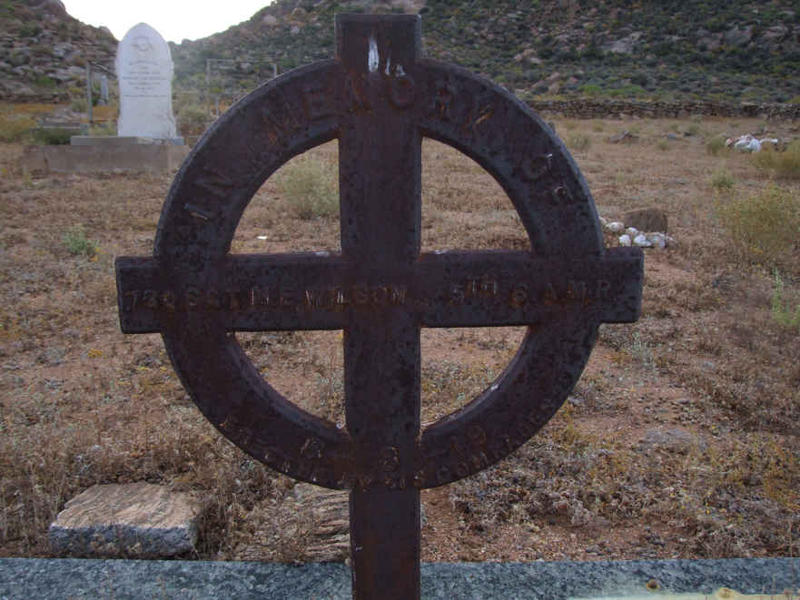 Photo from /search/photos/South Africa/Northern Cape/SPRINGBOK OLD CEMETERY/wilson_ne.jpg
